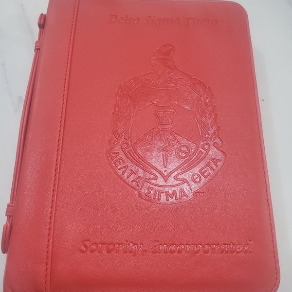 Delta Sigma theta Ritual cover ,Bible cover