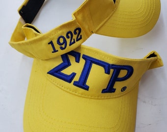 Sigma gamma rho Visor with embroidered