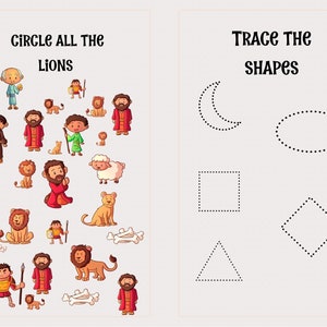 Preschool Bible Activity Booklet for Kids Printable Busy Book ...