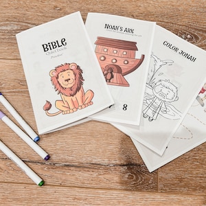 Preschool Bible Activity Booklet for Kids Printable Busy Book ...