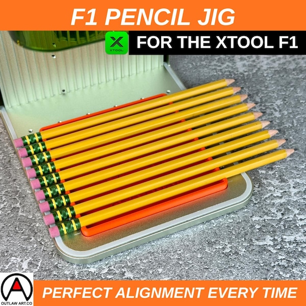Plantilla de grabado láser para lápiz XTool F1