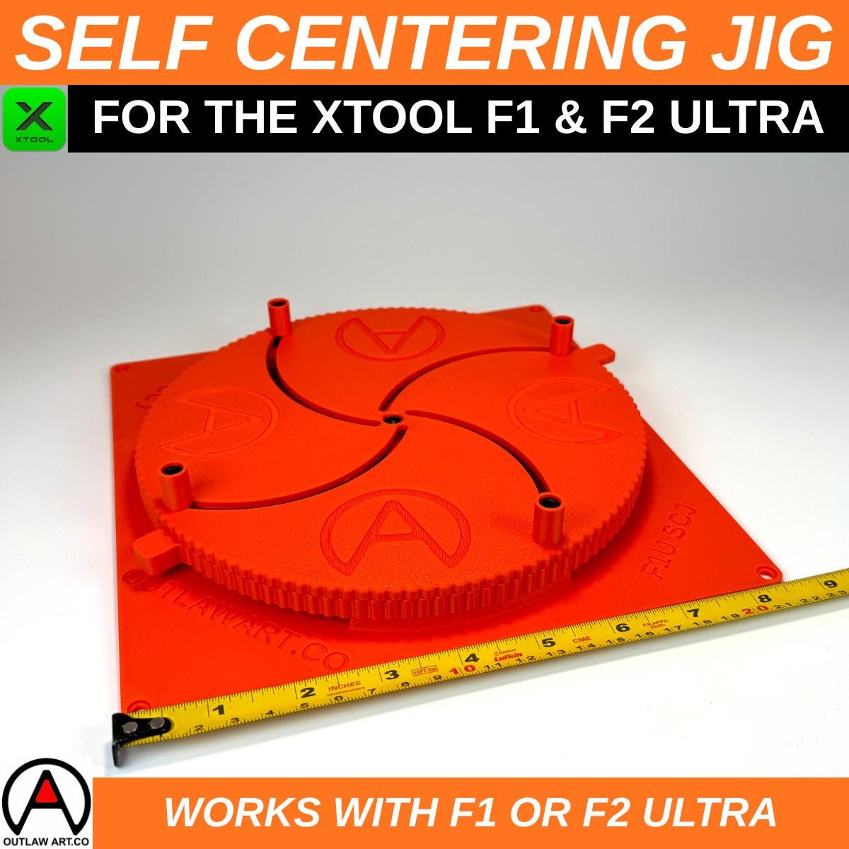 ゼロクリスタル キット SELF CENTERING JIG - for Xtool F1 Ultra & F2 Ultra Lasers, Rotates