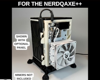 THE NERD RACK - NerdQaxe++ Crypto Bitcoin Miner Cooling Enclosure