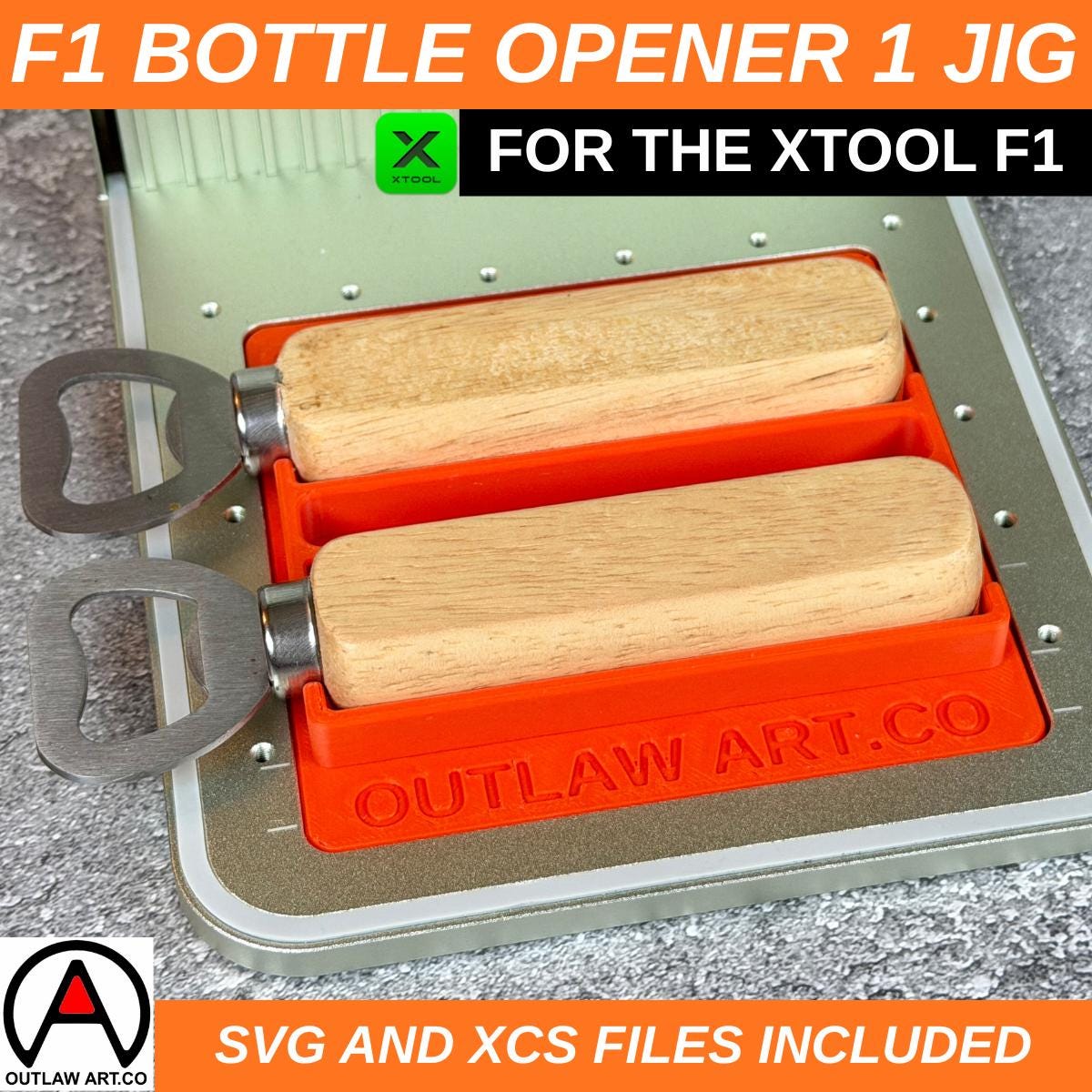 Xtool F1 Bottle Opener Laser Engraving Jig - Etsy