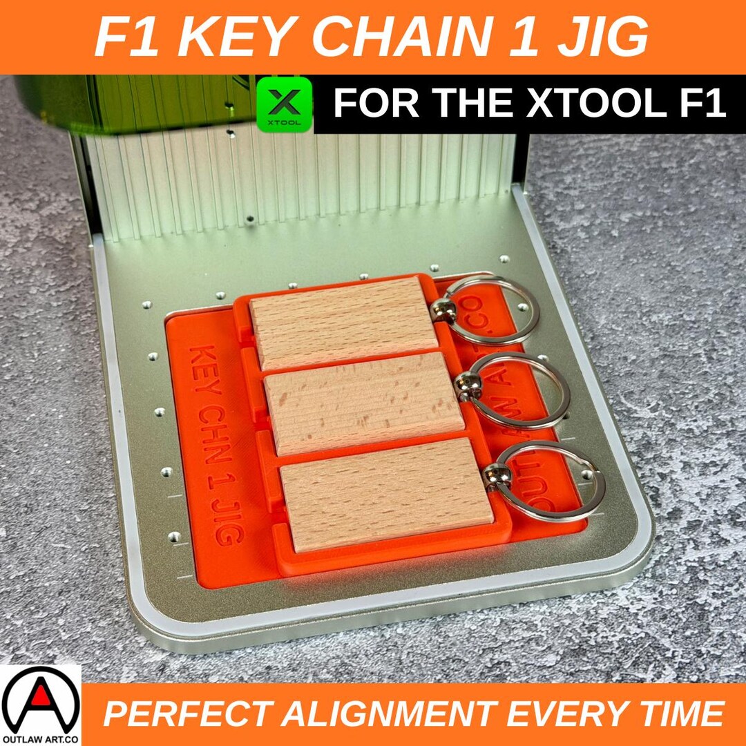 Xtool F1 Key Chain 1 Laser Engraving Jig - Etsy