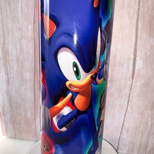 Sonic and friends tumbler