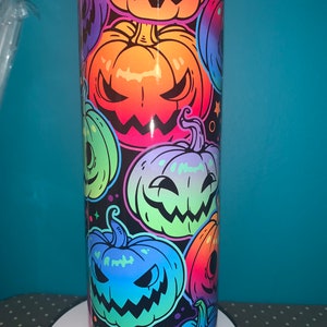 Neon Pumpkin Tumbler