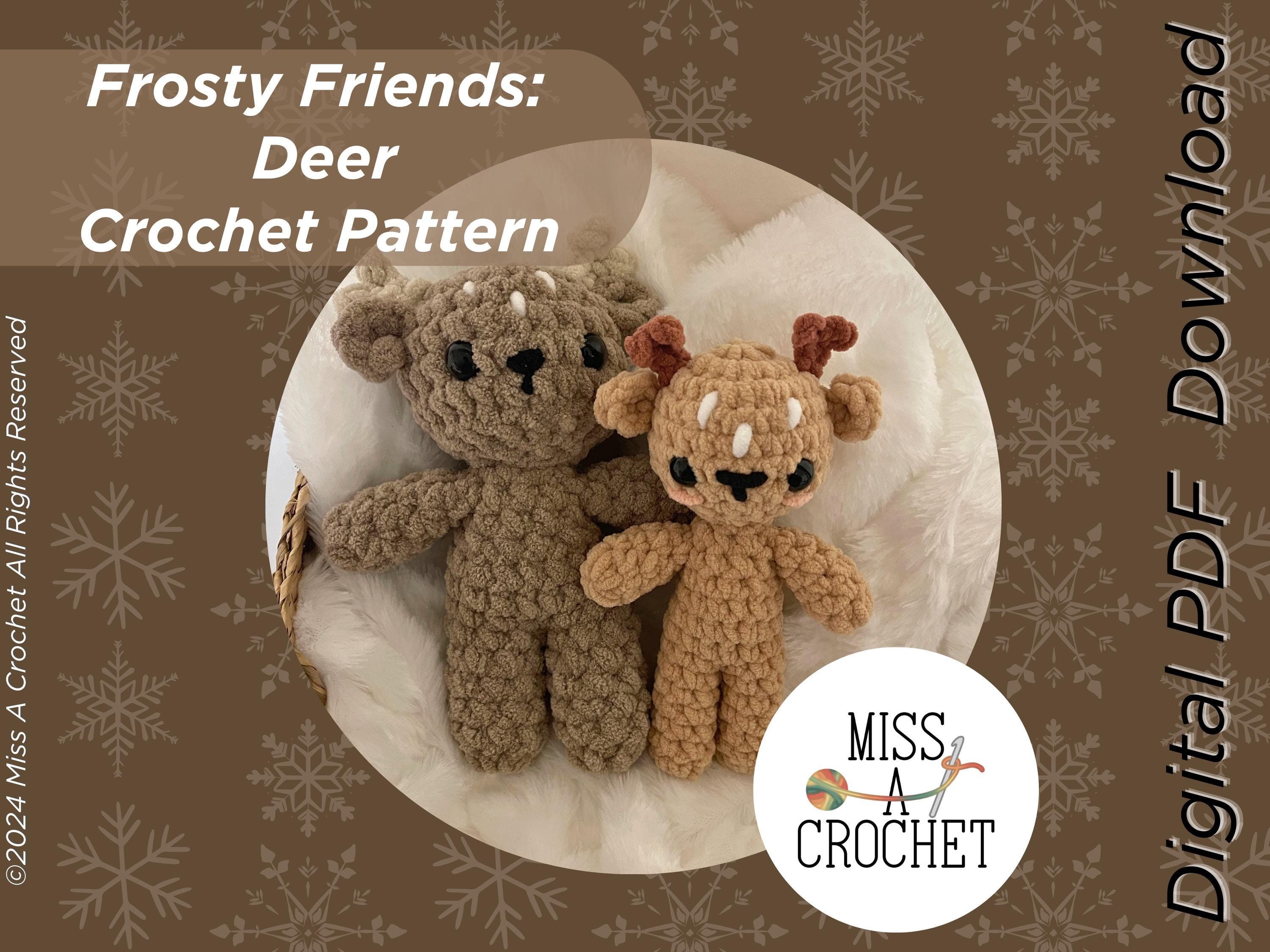 39 Deer Crochet Patterns for Woodland, Holiday, and Amigurumi Projects 19 Frosty Friends Deer Crochet Amigurumi