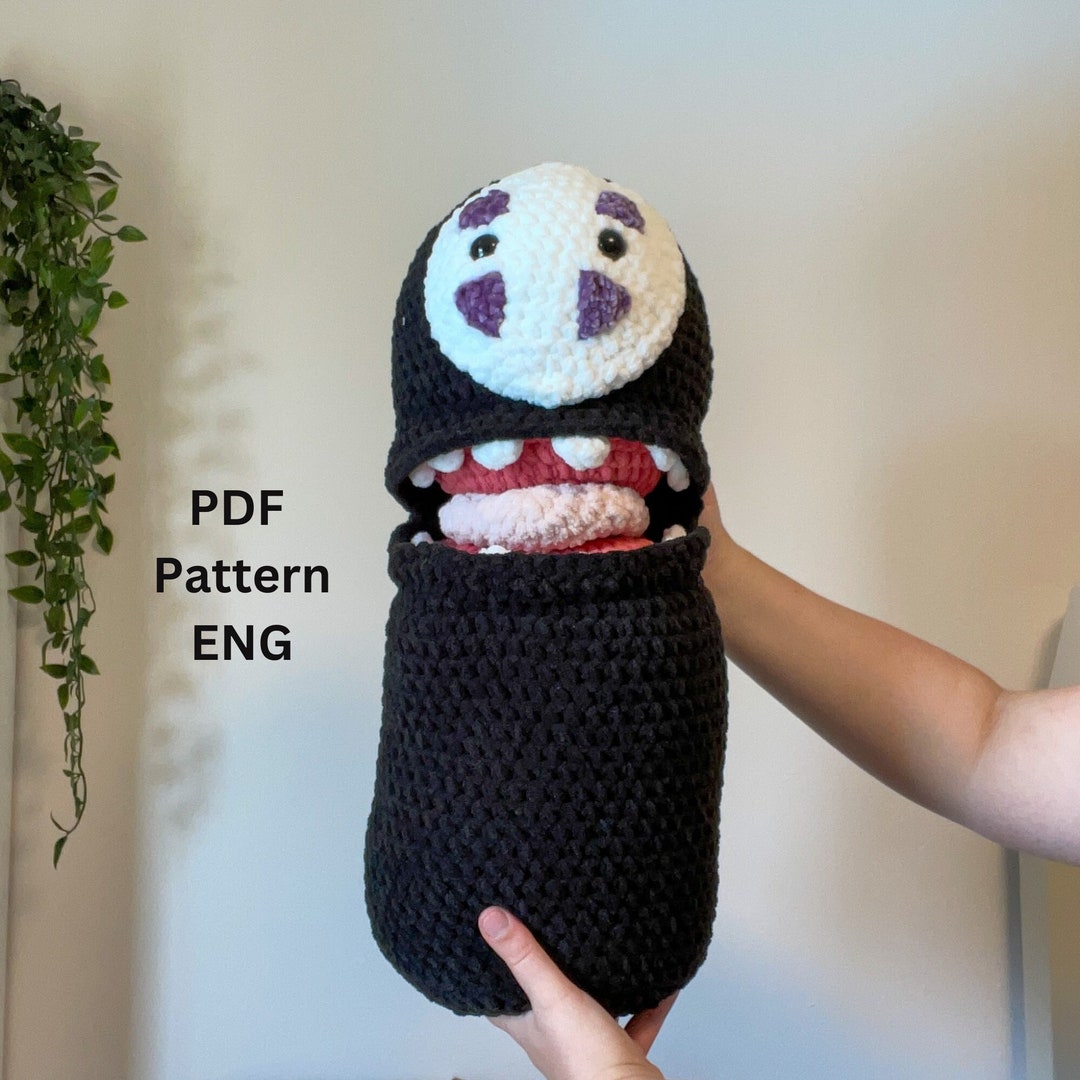 PATTERN Noface Crochet Pattern Kanoshi Spirited Away Etsy UK