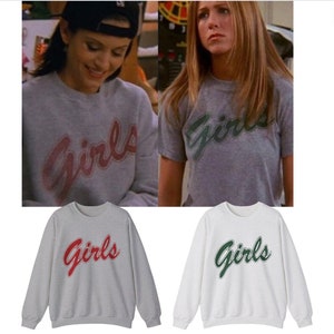 Girls Shirt, Girls Sweatshirt - Friends Shirt - Girls Shirt, Monica and Rachel, Friends Sweatshirt, Cozy, Nostalgic, Gift for Her, besties