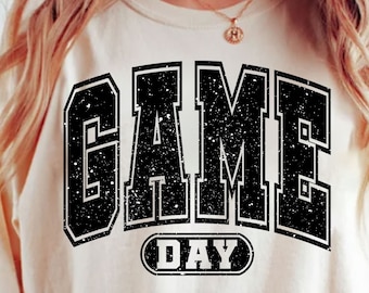 Game Day SVG, Game Day PNG, Game Day Vibes Svg, Game Day Vibes Png, Game Day Varsity Svg, Football Svg, Football Png, Sublimation Designs