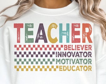Retro Teacher SVG PNG Design, Teacher Svg , Teacher Png, Teacher Life Svg , Teacher Sublimation, Back to School Png, Sublimation Designs