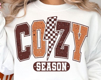 Retro Autumn Cozy Season Svg Png, Retro Fall Pumpkin Png, Fall Bow PNG, Fall Shirt Png, Autumn Girly Png, Girl Autumn Sublimation Designs