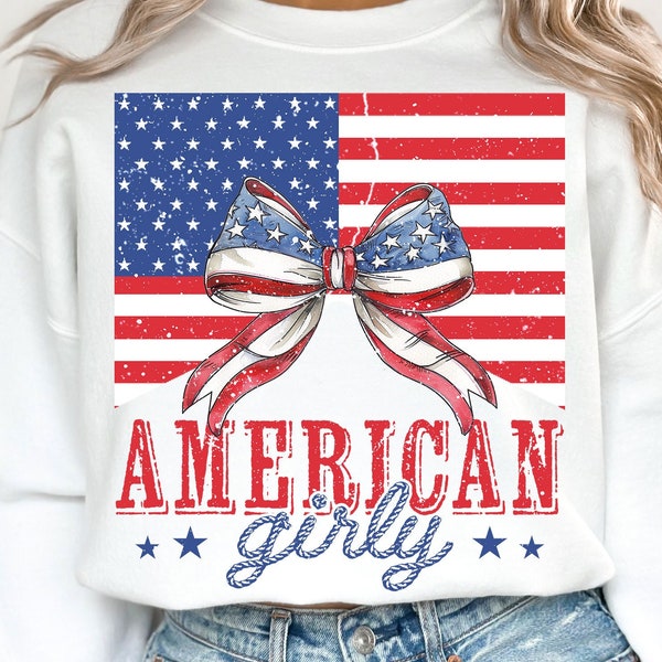 American Girly Png, Coquette 4th Of July Png, 4th Of July Png, American Flag Png, Fourth Of July PNG, Coquette Png, Sublimation Designs