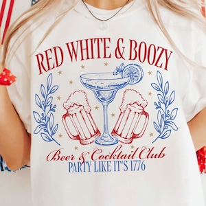 4 juillet Cocktail Club SVG, rouge blanc et alcool, Svg 4 juillet, Svg 4 juillet, Amérique Svg, jour de l'indépendance, motifs par sublimation