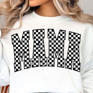 Checkered Mama PNG Design, Trendy Mama Varsity Png, Retro Mama Png, Mama Png, Funny Mama Png, Mama Sublimation Designs, Digital Download