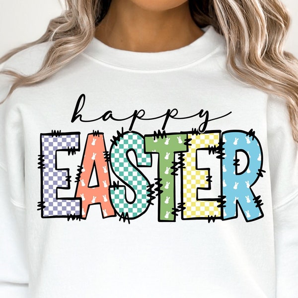 Happy Easter Png, Easter Png, Happy Easter Shirt, Easter Shirt Png, Retro Easter Png, Easter Sublimation Design, Digital Download