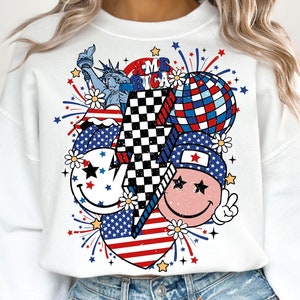 Rétro 4 juillet PNG, 4 juillet Png, 4 juillet Png, USA Png, Amérique png, chemise Amérique, jour de l'indépendance, Png dessins par sublimation
