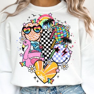Retro summer PNG, Summer Png, Summer Shirt Png, Beach Png, Trendy summer Png, Hello Summer Png, Summer Sublimation, Sublimation Designs