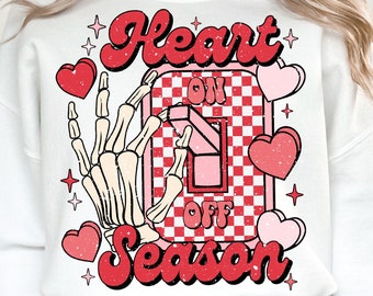 Heart Season PNG, Heart Valentines Sublimation Design, Valentine Png, Valentines day Png, Love Png, Retro Valentine Png, Digital Download