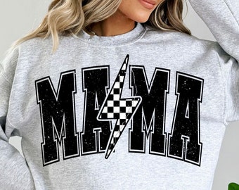 Mama Lightning Bolt SVG PNG, Mama Svg, Mama Png, Mama Shirt Svg, Mom Life Png, Mama Sublimation, Retro Mama Svg, Sublimation Designs