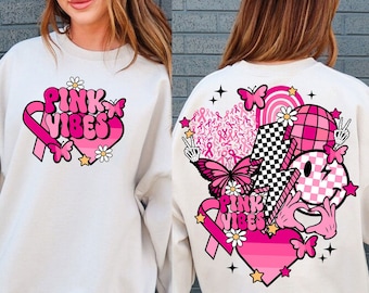 Retro borstkanker Png, borstkanker bewustzijn sublimatie ontwerp, oktober bewustzijnsmaand, roze kankerlint, roze bliksemschicht