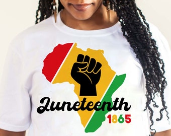 Juneteenth SVG PNG, Black History Svg, Juneteenth 1865 Svg, Juneteenth Camicia Svg, Black History Png, Free-ish Svg, 19 giugno Svg, 1865 Svg