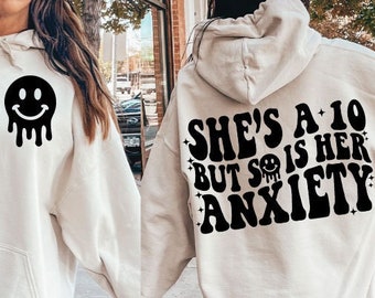 She's a 10 but so is her anxiety svg/png