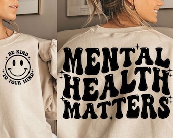 Mental Health Matters Png, Mental Health Awareness Svg, Motivational Svg, Therapist Psychologist Png