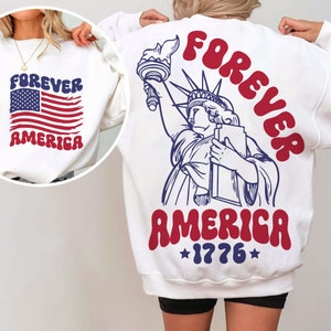 Forever America Svg, 4th of July SVG, Fourth of July SVG, Patriotic Svg, Independence Day Svg, USA Svg, American Flag Svg, Png Sublimation