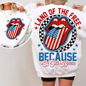 America Land of the Free vanwege de dappere png, png, 4 juli png, 4 juli png, Independence Day, Amerika png, sublimatieontwerpen