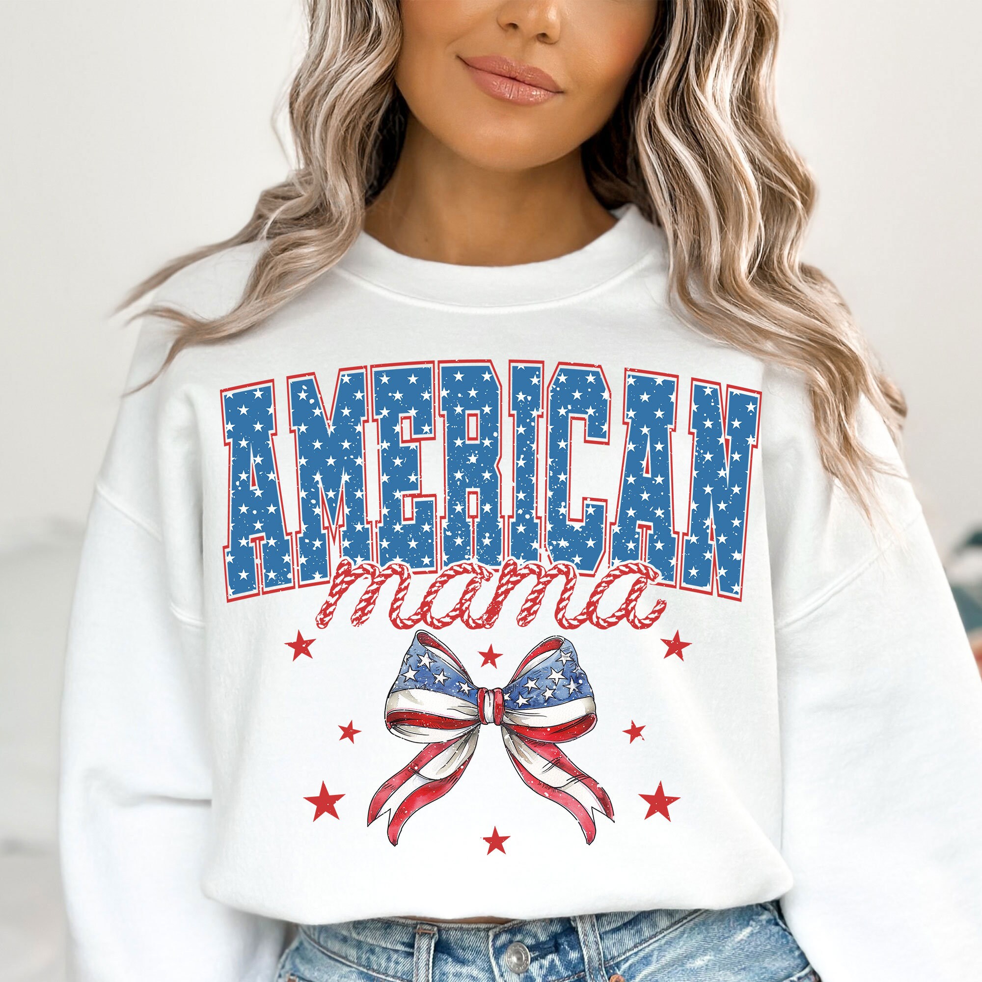 Coquette American Mama Mini PNG, Coquette 4th of July Png, 4th of July ...