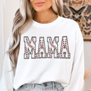 Baseball Mama PNG, MamaPng, Béisbol Png, Baseball Mama, Baseball Mama Shirt Png, Baseball Mama Sublimation Designs, Descarga Digital imagen 3