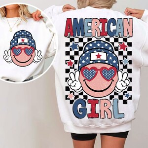 American Girl PNG, 4th of July Png, Girl 4th of July Png, Fourth Of July Png, America png, Independence Day, America Sublimation Designs