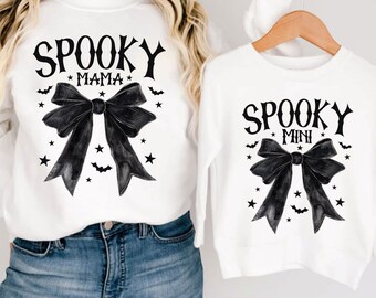 Coquette Spooky Mama Mini Png, Coquette Halloween Png, Halloween png, Retro Halloween png, Spooky Season Png, Witch Png, Sublimation Designs