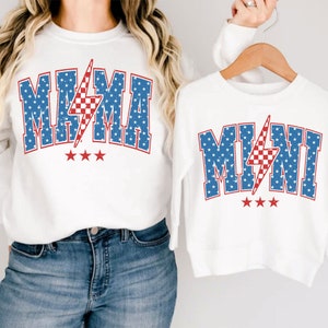 American Mama et Mini PNG, Mama Png, 4 juillet Png, 4 juillet Png, USA Png, America Png, Independence Day, Sublimation Designs