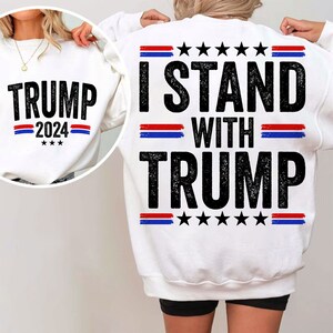 Ik sta met Trump SVG PNG, Trump 2024 SVG, Amerikaanse Trump, beste Trump, Retro Trump Svg, Trump Team Svg, Love Trump Svg, sublimatie ontwerpen