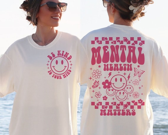 Mental Health Matters SVG PNG Be Kind to your mind Svg Mental Health Svg Mental Health Awareness Motivational Svg Trendy svg Retro svg
