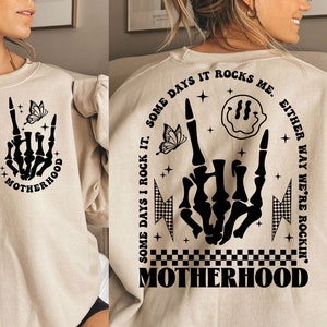 Motherhood Some Day I Rock It Svg-png, Retro Motherhood Sublimation ...