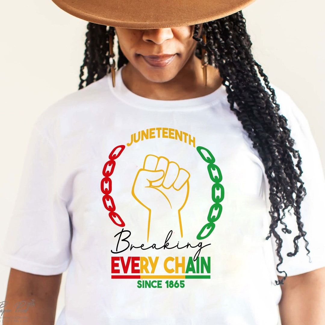 Juneteenth SVG, Breaking Every Chain Since 1865 SVG, Black History SVG ...
