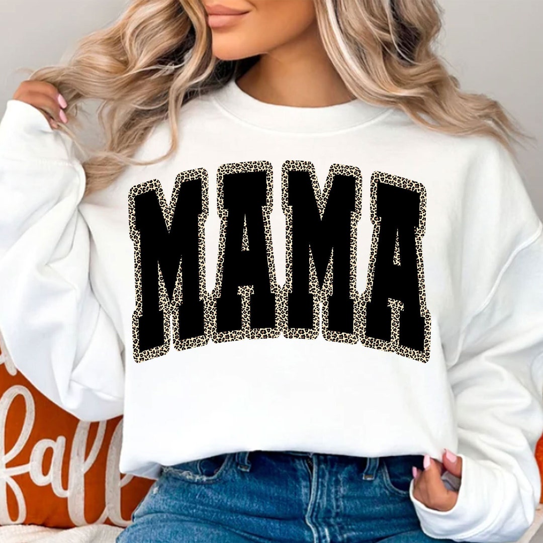 Mama Leopard Print PNG Design, Trendy Mama Varsity Png, Retro Mama Png ...