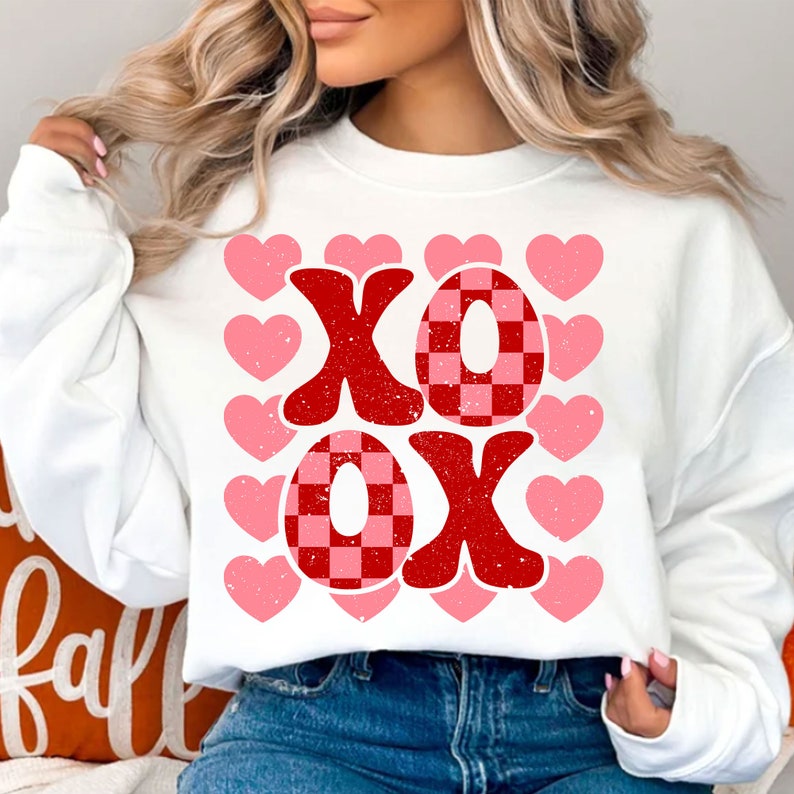 Retro Xoxo SVG PNG, Valentines Day Shirt, Groovy Valentines, Love Svg ...