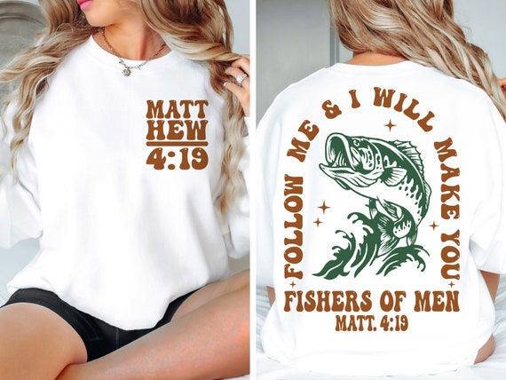 Fishers of Men Hoodie Design svg, Retro Christian Sublimation, Vintage Men's Bible Shirt PNG, Minimal Christian Dad png, Trendy Svg, Retro