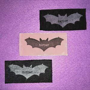 Parche de mezclilla Batshit Bat