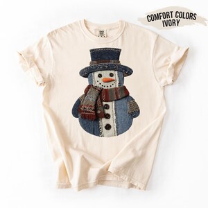 Cozy Snowman Pink Knitted Crew - Cotton Winter Top - DipaliZ main image 0