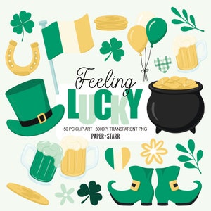 Imágenes Prediseñadas del día de San Patricio, imágenes prediseñadas irlandesas, PNG irlandesas, imágenes prediseñadas de cerveza, trébol de 4 hojas PNG, bandera irlandesa, sombrero irlandés, moneda de la suerte, imágenes prediseñadas verdes