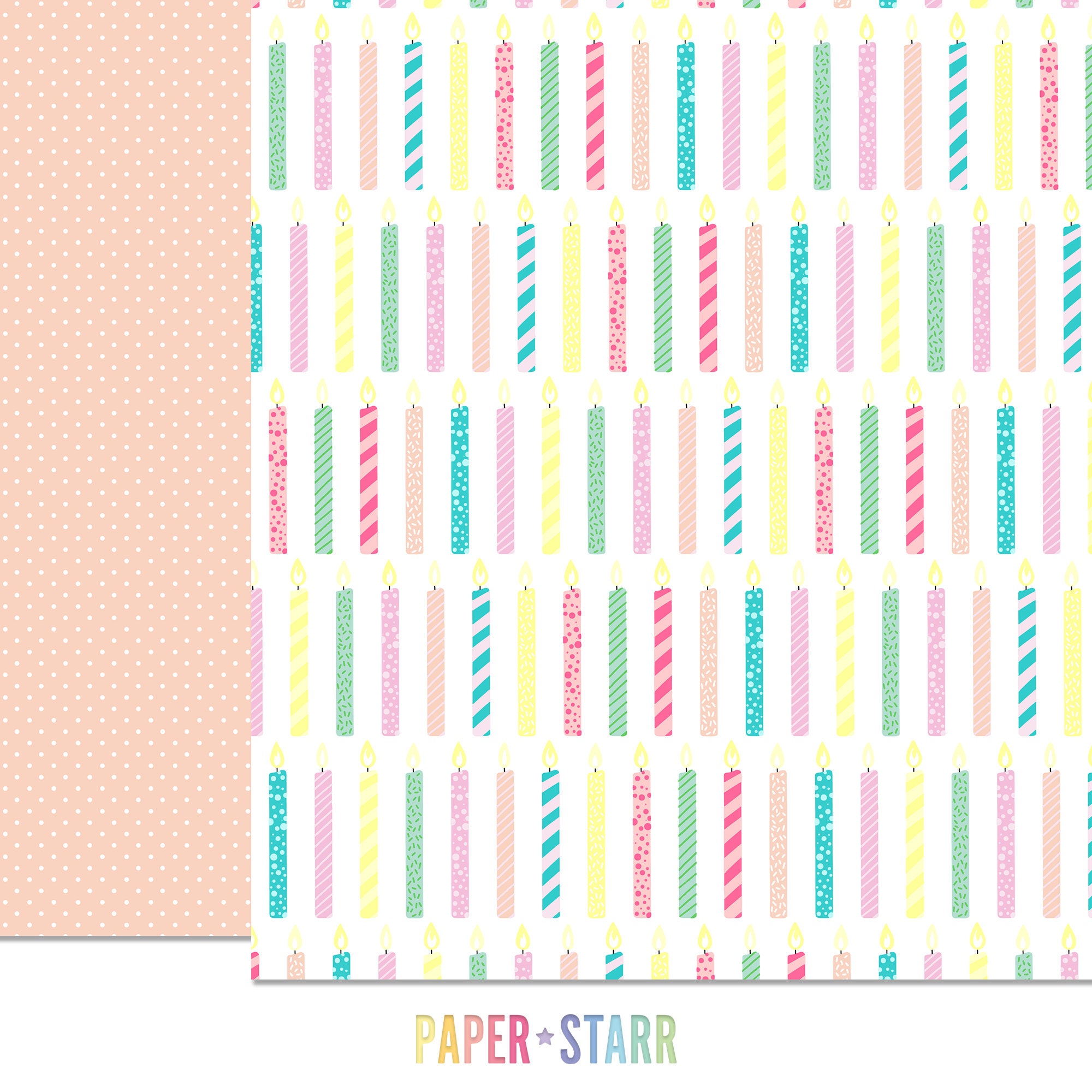 Birthday Digital Paper, Party Digital Paper, Birthday Card Making Paper