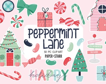 Christmas Clipart, Christmas PNG Graphics, Christmas Candy Clipart, Christmas Card Making, Christmas Craft Ideas, Christmas Decor, Fun Xmas