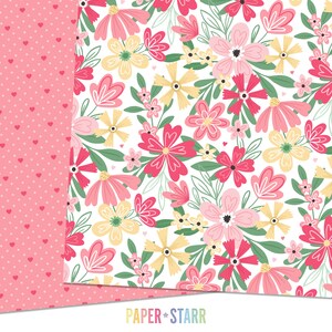 Valentines Digital Paper, Seamless Valentines Patterns for Valentines ...