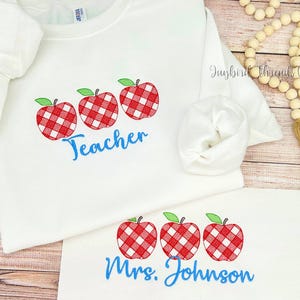 Teacher Embroidered Sweatshirt, Teacher Crewneck, Teacher Gift, New Teacher, Back to School Shirt for Teacher, Custom Teacher Sweatshirt